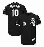 White Sox 10 Yoan Moncada Black 150th Flexbase Jersey Dzhi,baseball caps,new era cap wholesale,wholesale hats
